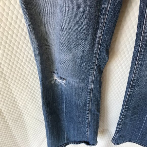 7FOR  ALL MANKIND JEANS SIZE 30 MADE IN USA BOOT CUT STRETCH EUC - Picture 3 of 5
